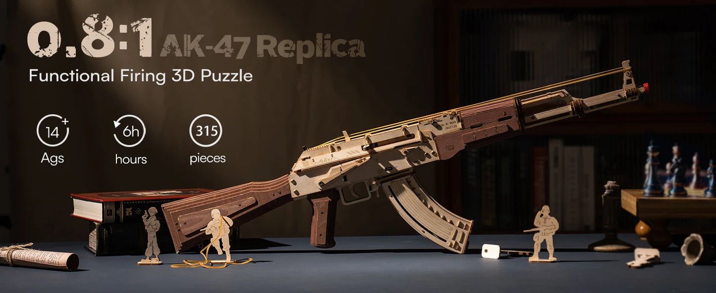 AK47 Precision Puzzle Gun X